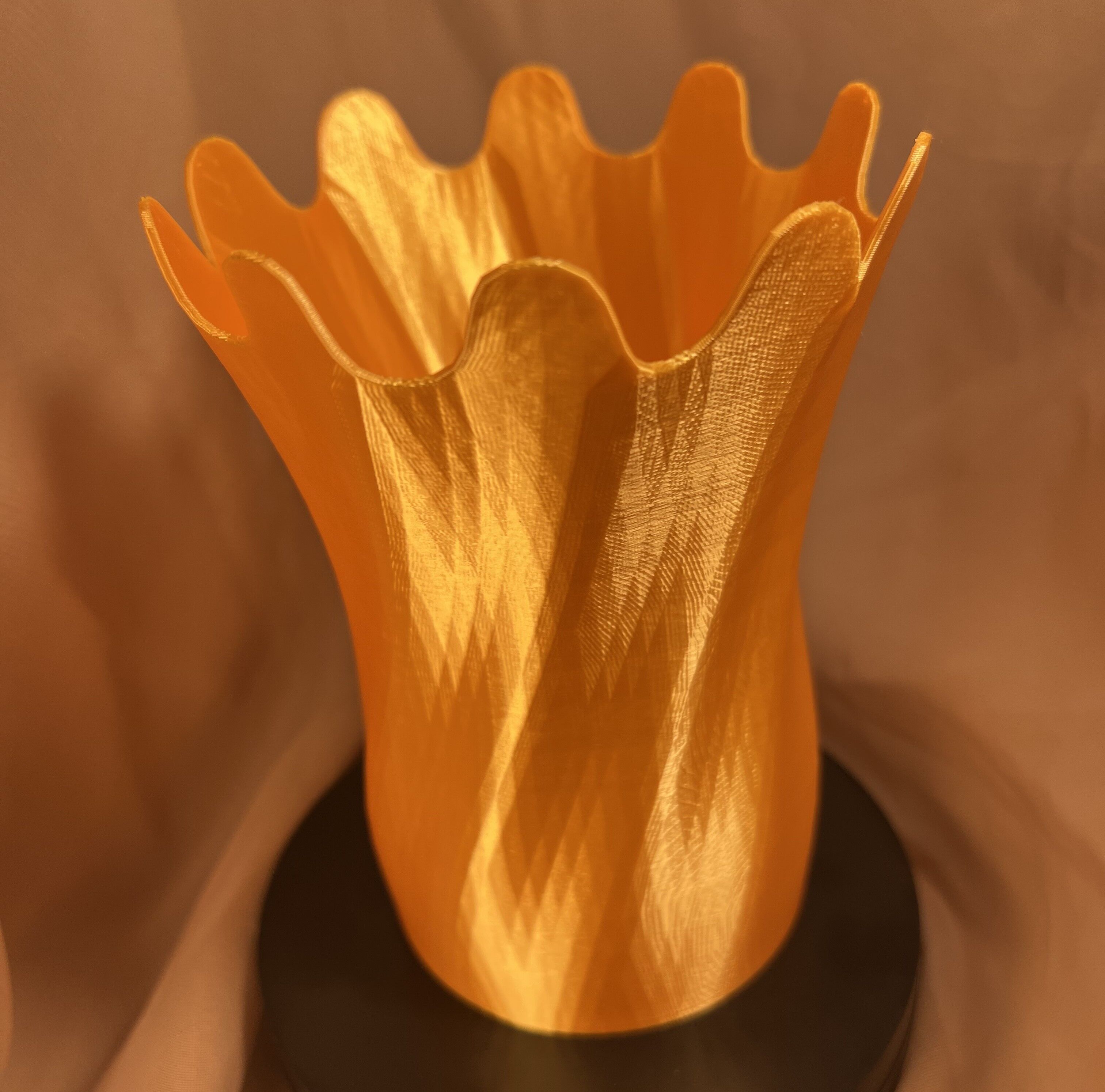 Crown Vase 3D print model_6
