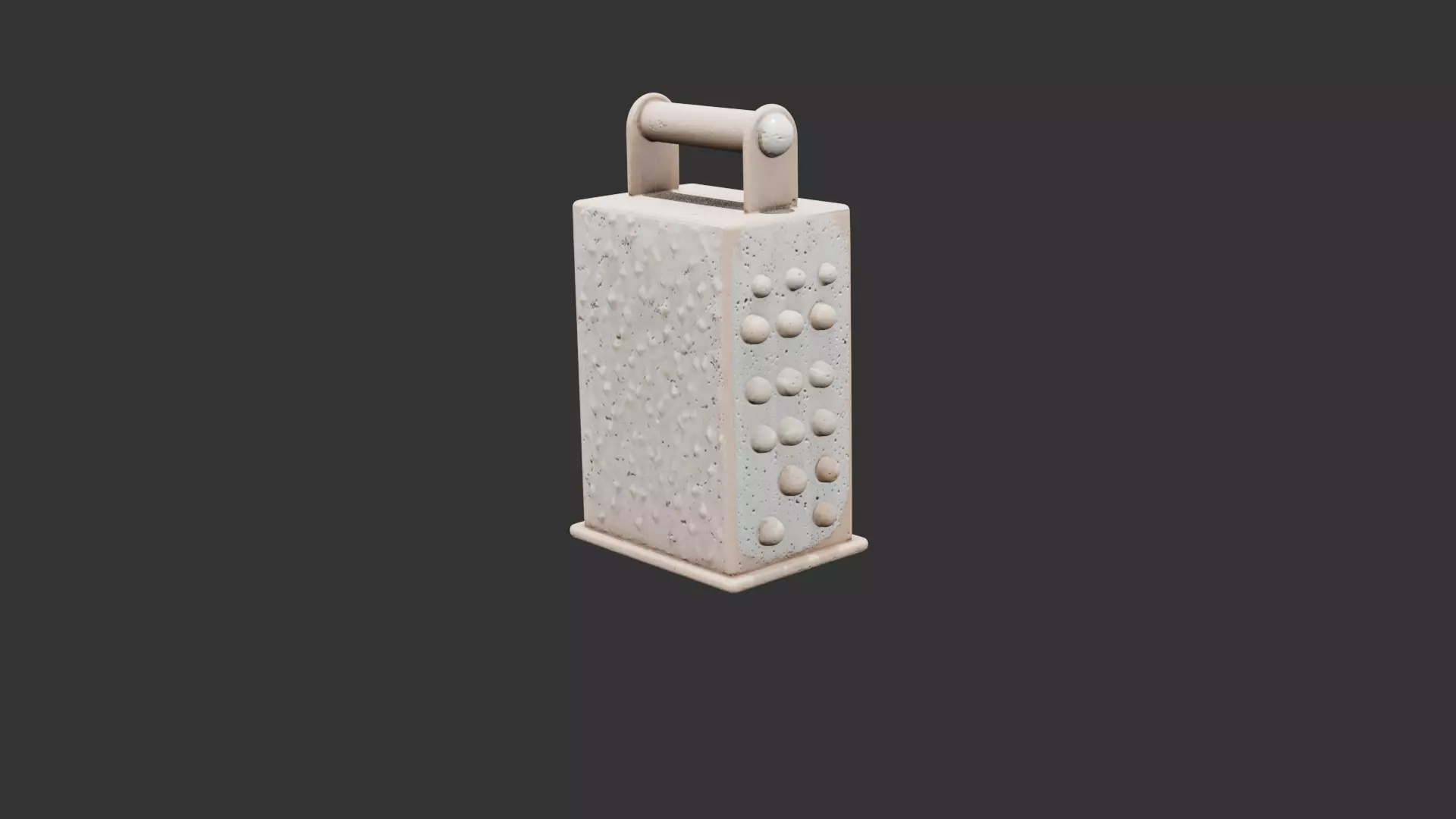 Classic Kitchen Grater Low-poly 3D model