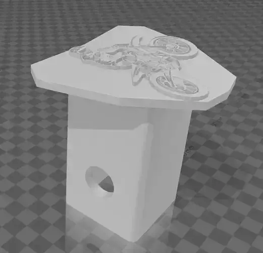 dirt bike inspired trailer hitch covers