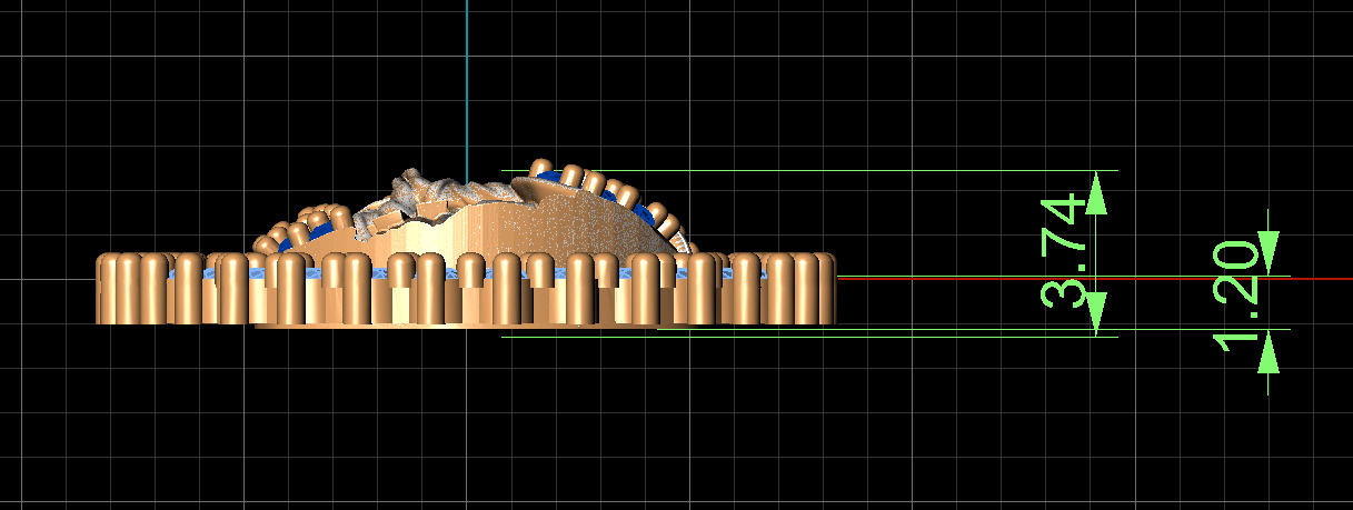 Medalla Guadalupe 3D print model_7
