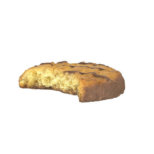 Bitten Cookie Low-poly 3D model 3