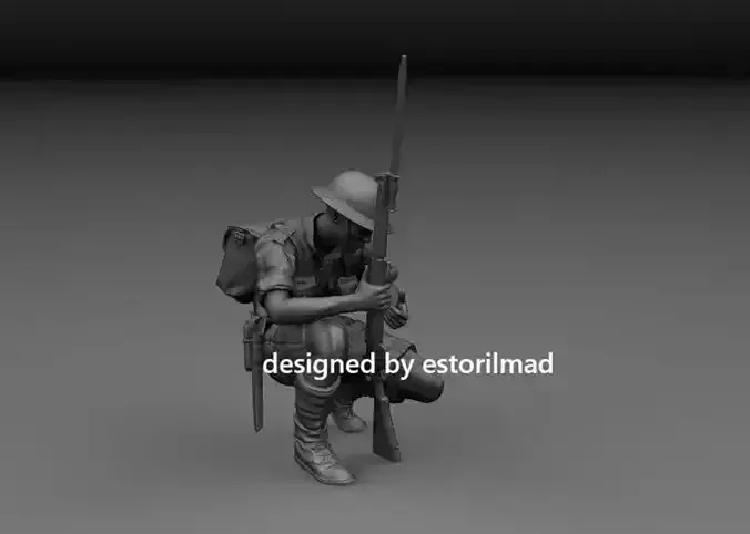 WW2 BRITISH SOLDIER AFRICA 8 ARMY EL ALAMEIN v8