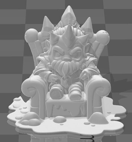 chibi lich king 3D print model