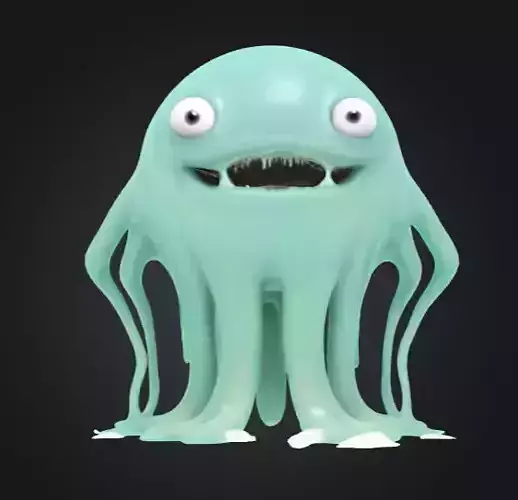 Goopy the Slime Monster - 3D Print Ready