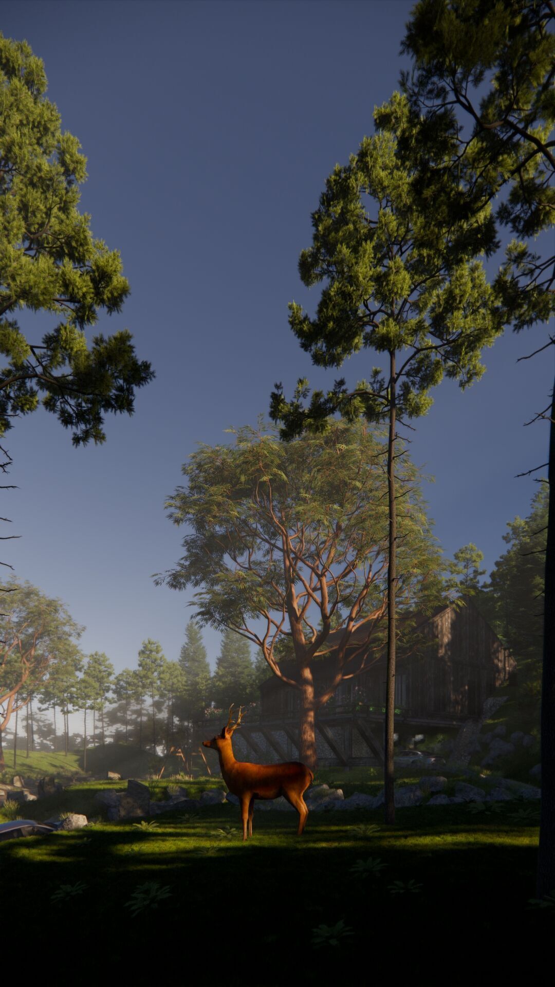 Tropical Colonial House 3D Architecture Low-poly 3D model_10