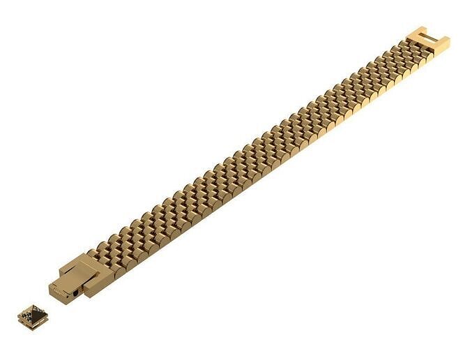 Royal Link Bracelet 3d print model 3D print model