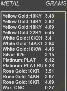 Anel pedra grande com infinito 3D print model_4