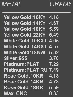 Anel com pedra quadrada 3D print model_4
