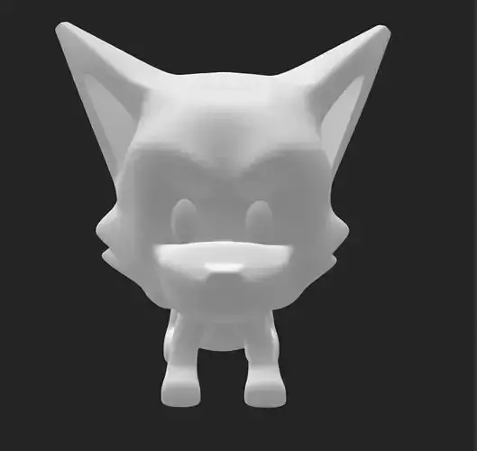 Little Fox Dog 3D model