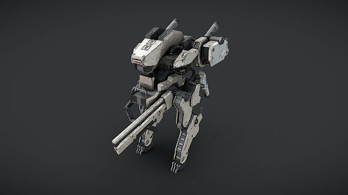 Mech 12 - Read Description Low-poly 3D model