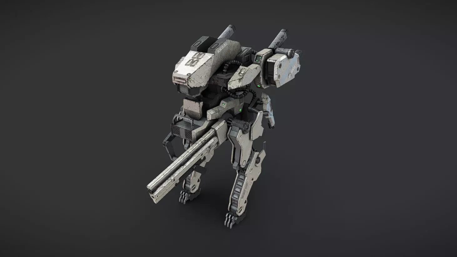 Mech 12 - Read Description Low-poly 3D model_0
