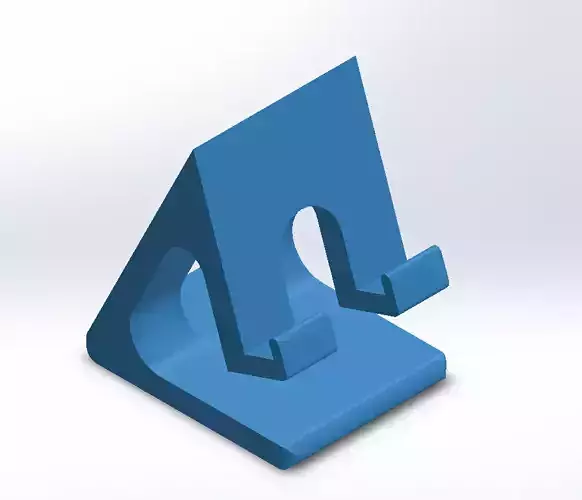 Phone Stand - 3D Printable - Sturdy Design