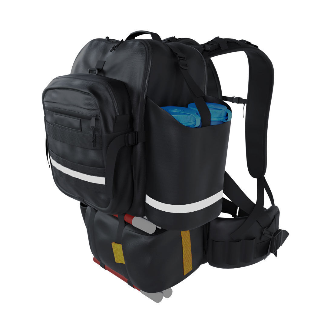 FS-1 Ranger Wildland Fire Pack Low-poly 3D model_1