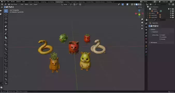 Fruit-Themed-Animals-Bundle 3D print model