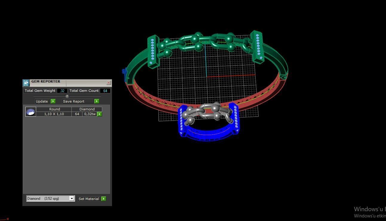 tiffany bileklik 3D print model_5