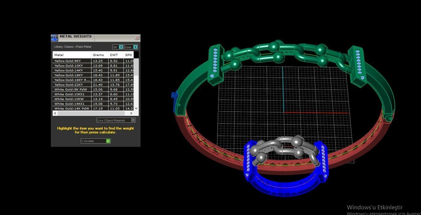 tiffany bileklik 3D print model_4