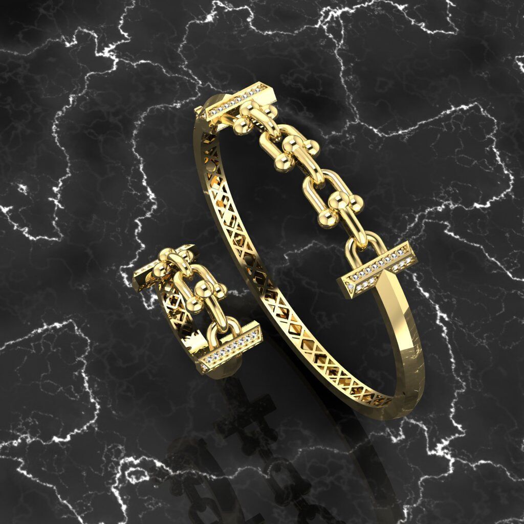 tiffany bileklik 3D print model_1