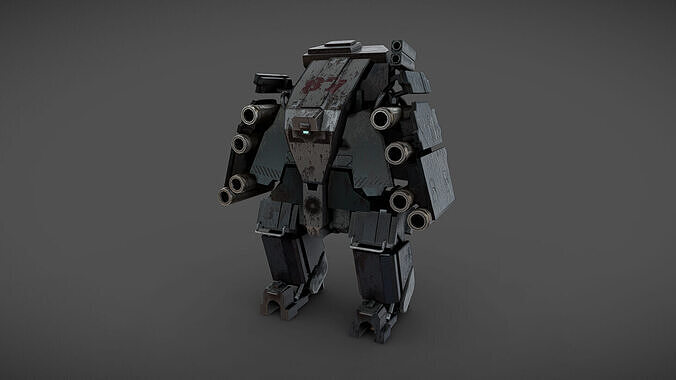 Mech 24 - Read Description Low-poly 3D model