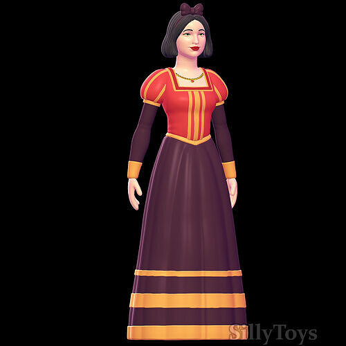 Snow White - Shrek 3D print model