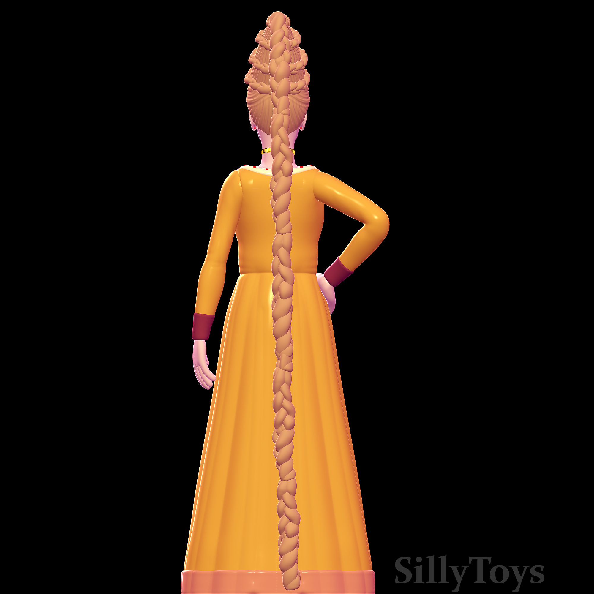 Rapunzel - Shrek 3D print model_3