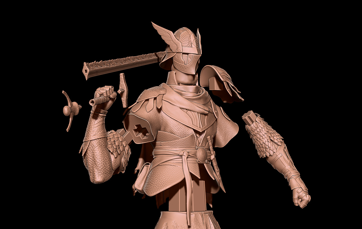 WYLDER COLLECTOR FIGURE - ELDEN RING NIGHTREIGN FAN ART - PRINT 3D print model_10