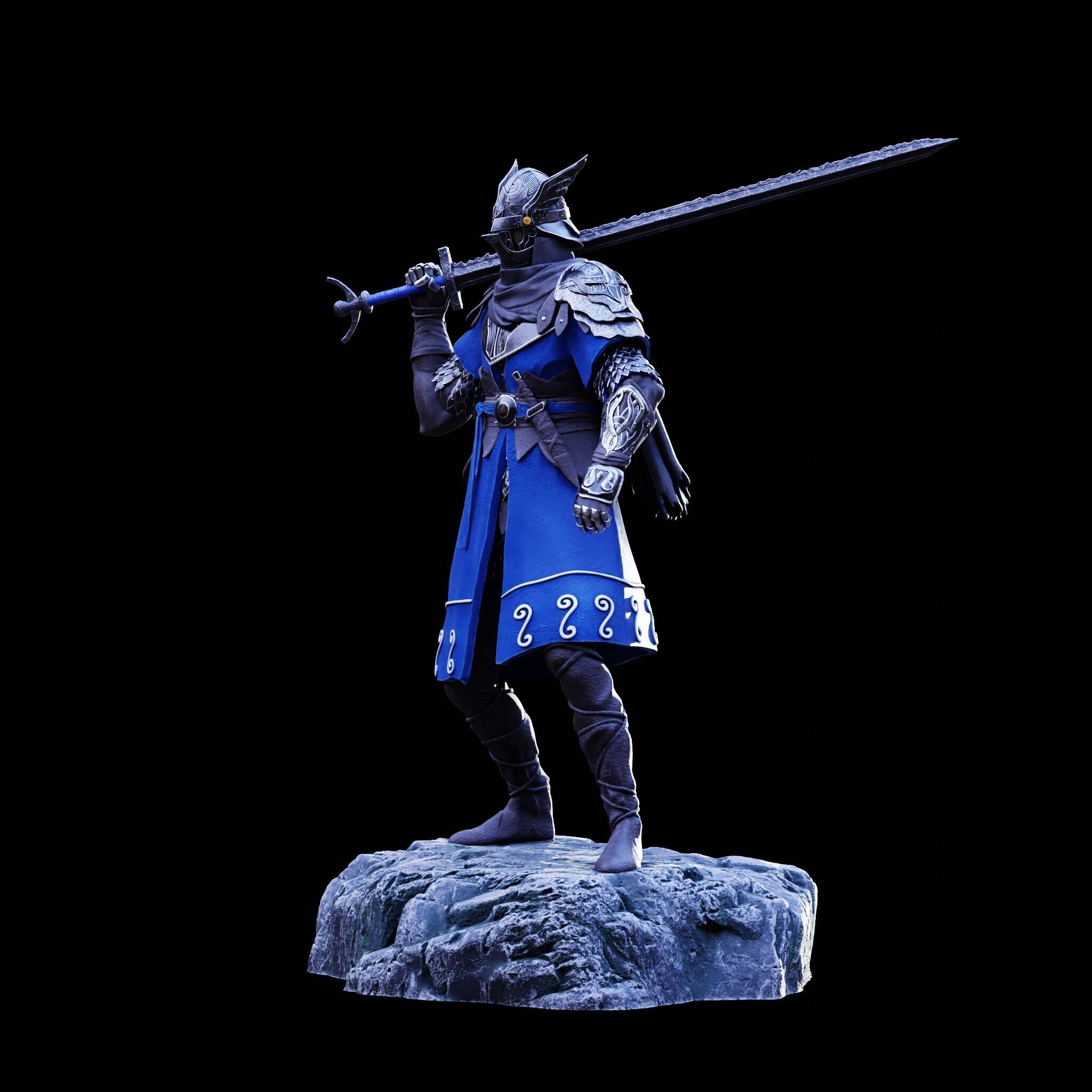 WYLDER COLLECTOR FIGURE - ELDEN RING NIGHTREIGN FAN ART - PRINT 3D print model_29