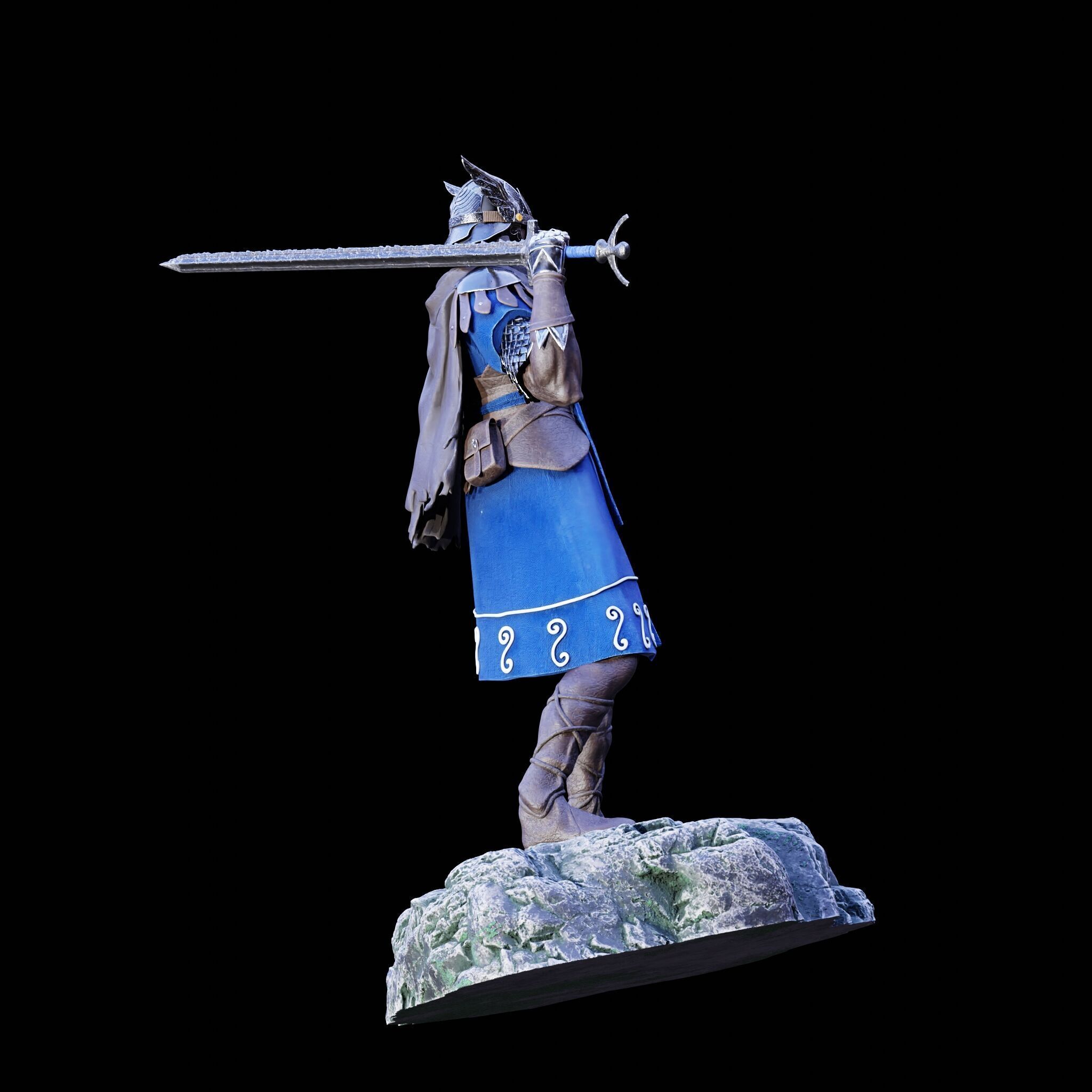 WYLDER COLLECTOR FIGURE - ELDEN RING NIGHTREIGN FAN ART - PRINT 3D print model_32