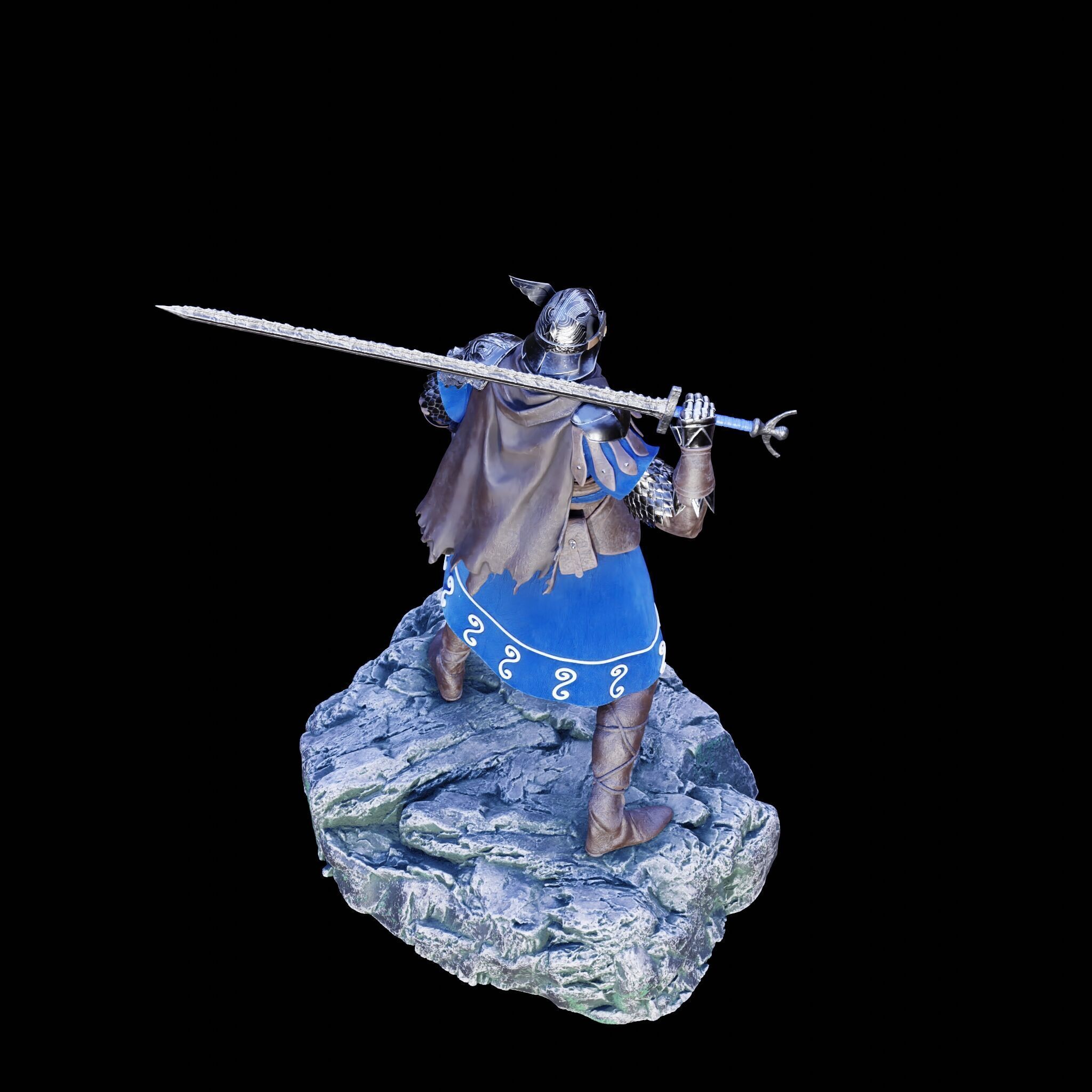 WYLDER COLLECTOR FIGURE - ELDEN RING NIGHTREIGN FAN ART - PRINT 3D print model_12