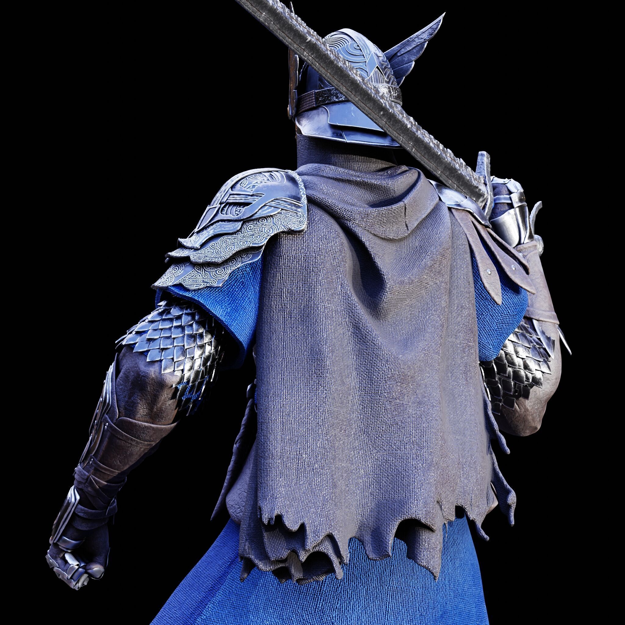 WYLDER COLLECTOR FIGURE - ELDEN RING NIGHTREIGN FAN ART - PRINT 3D print model_75