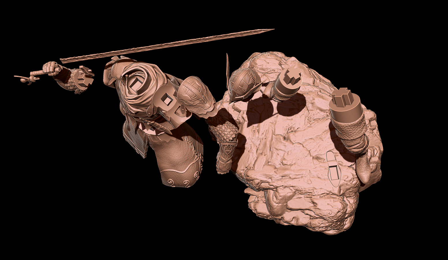 WYLDER COLLECTOR FIGURE - ELDEN RING NIGHTREIGN FAN ART - PRINT 3D print model_4