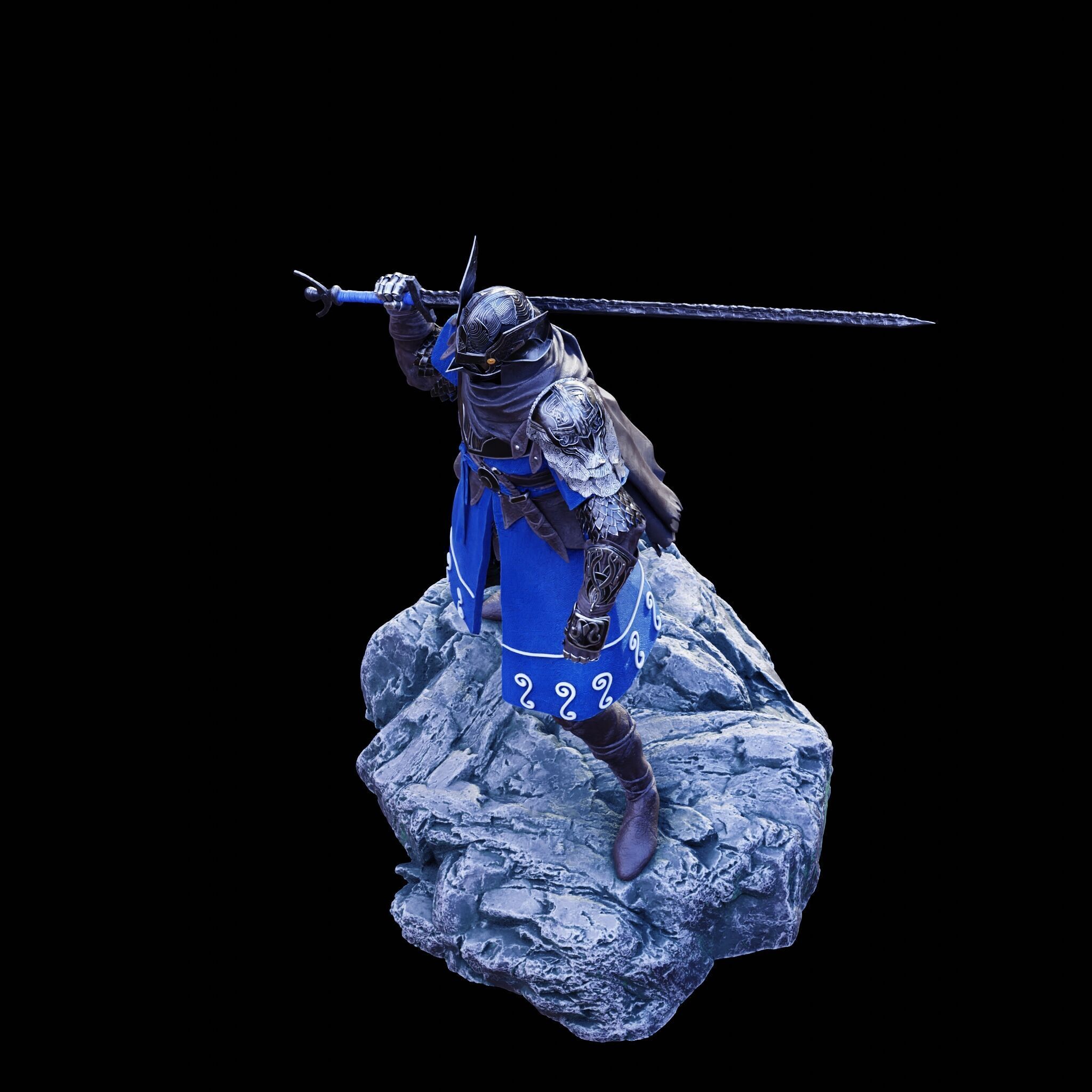 WYLDER COLLECTOR FIGURE - ELDEN RING NIGHTREIGN FAN ART - PRINT 3D print model_28