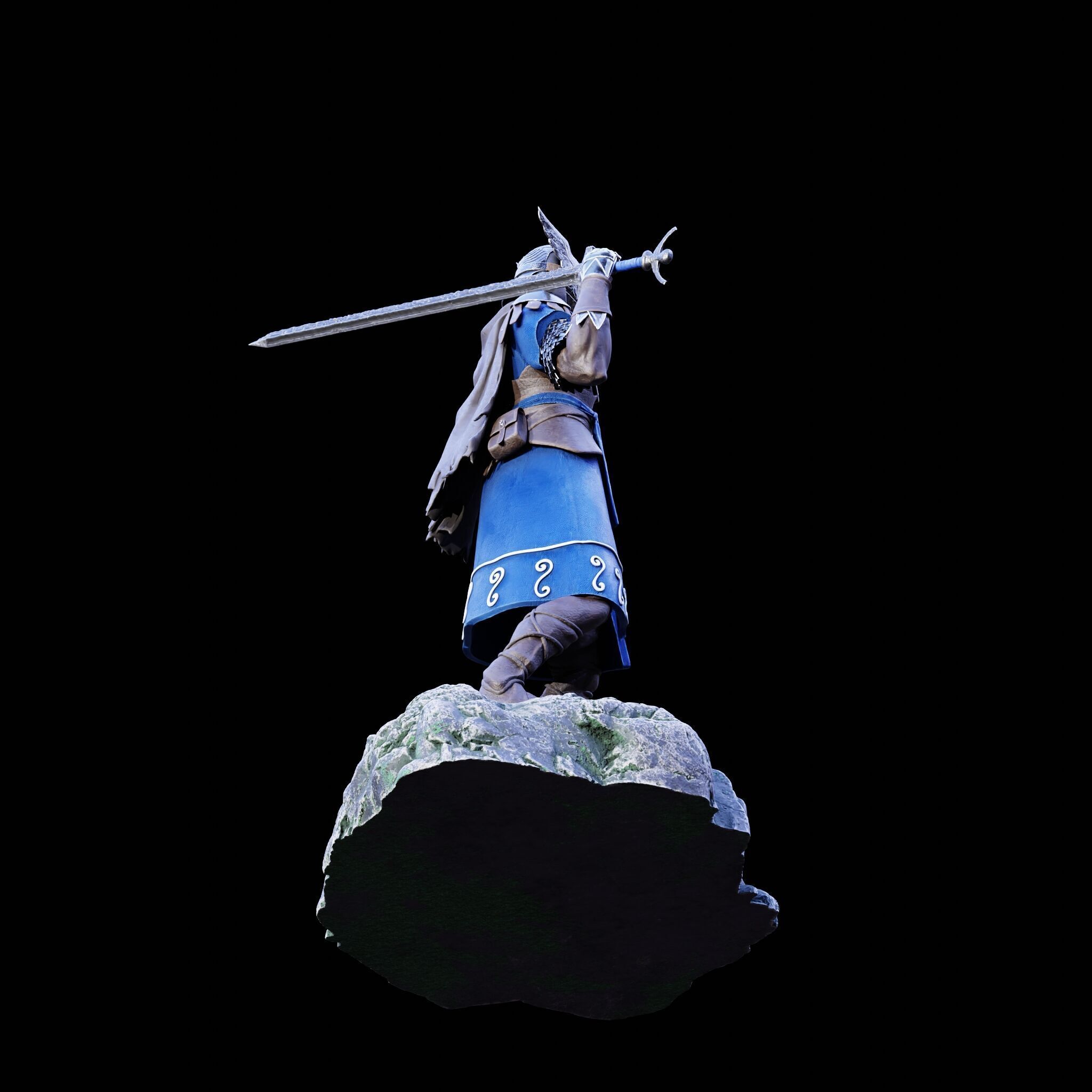 WYLDER COLLECTOR FIGURE - ELDEN RING NIGHTREIGN FAN ART - PRINT 3D print model_19