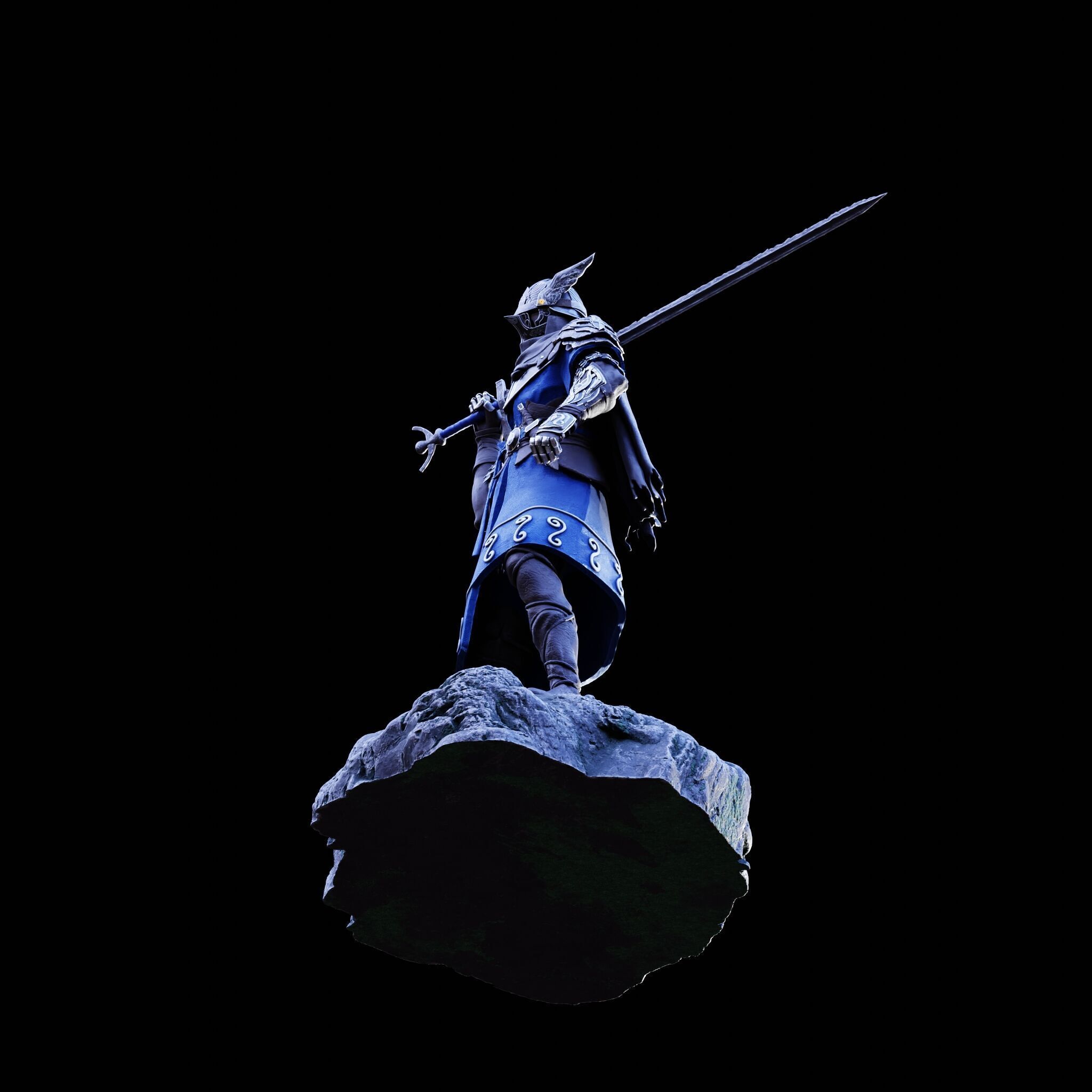 WYLDER COLLECTOR FIGURE - ELDEN RING NIGHTREIGN FAN ART - PRINT 3D print model_21