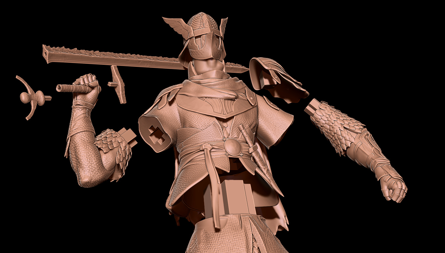 WYLDER COLLECTOR FIGURE - ELDEN RING NIGHTREIGN FAN ART - PRINT 3D print model_11