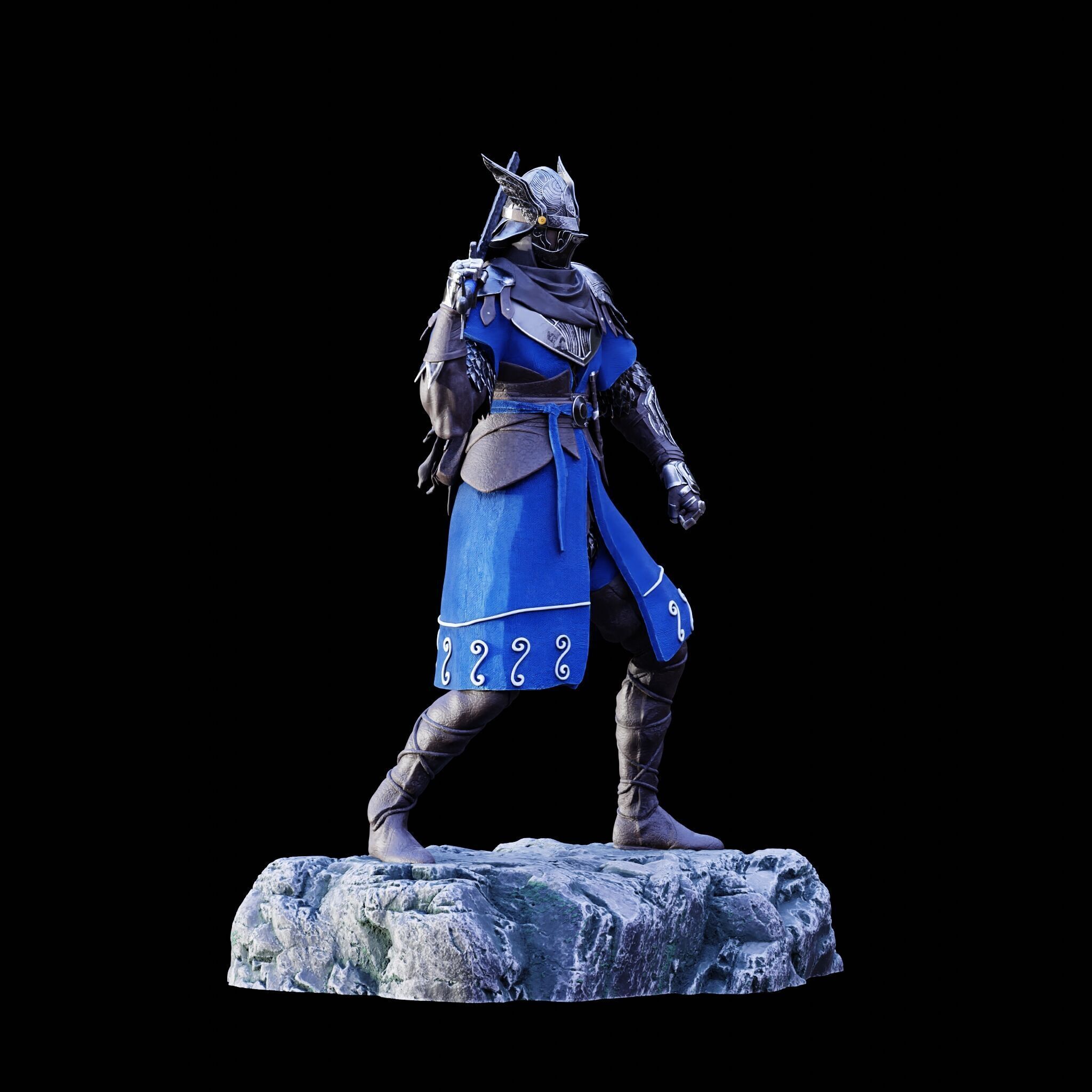 WYLDER COLLECTOR FIGURE - ELDEN RING NIGHTREIGN FAN ART - PRINT 3D print model_27