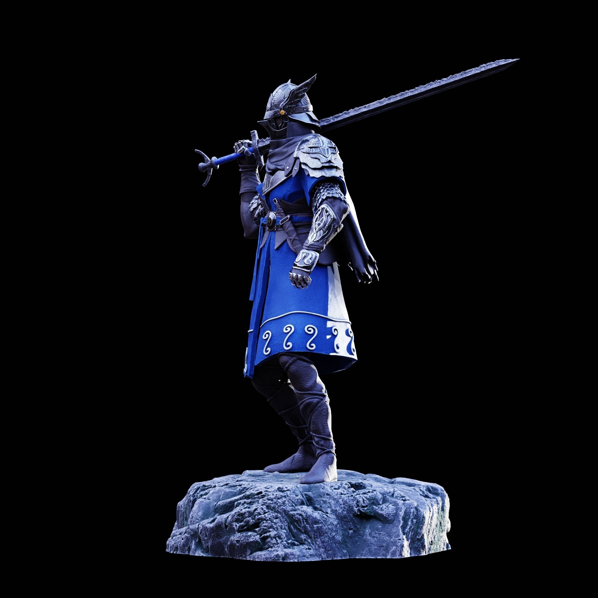 WYLDER COLLECTOR FIGURE - ELDEN RING NIGHTREIGN FAN ART - PRINT 3D print model_47