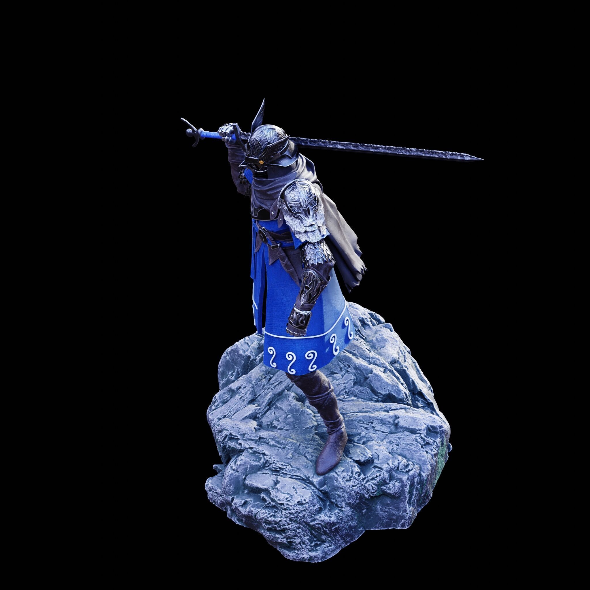 WYLDER COLLECTOR FIGURE - ELDEN RING NIGHTREIGN FAN ART - PRINT 3D print model_57