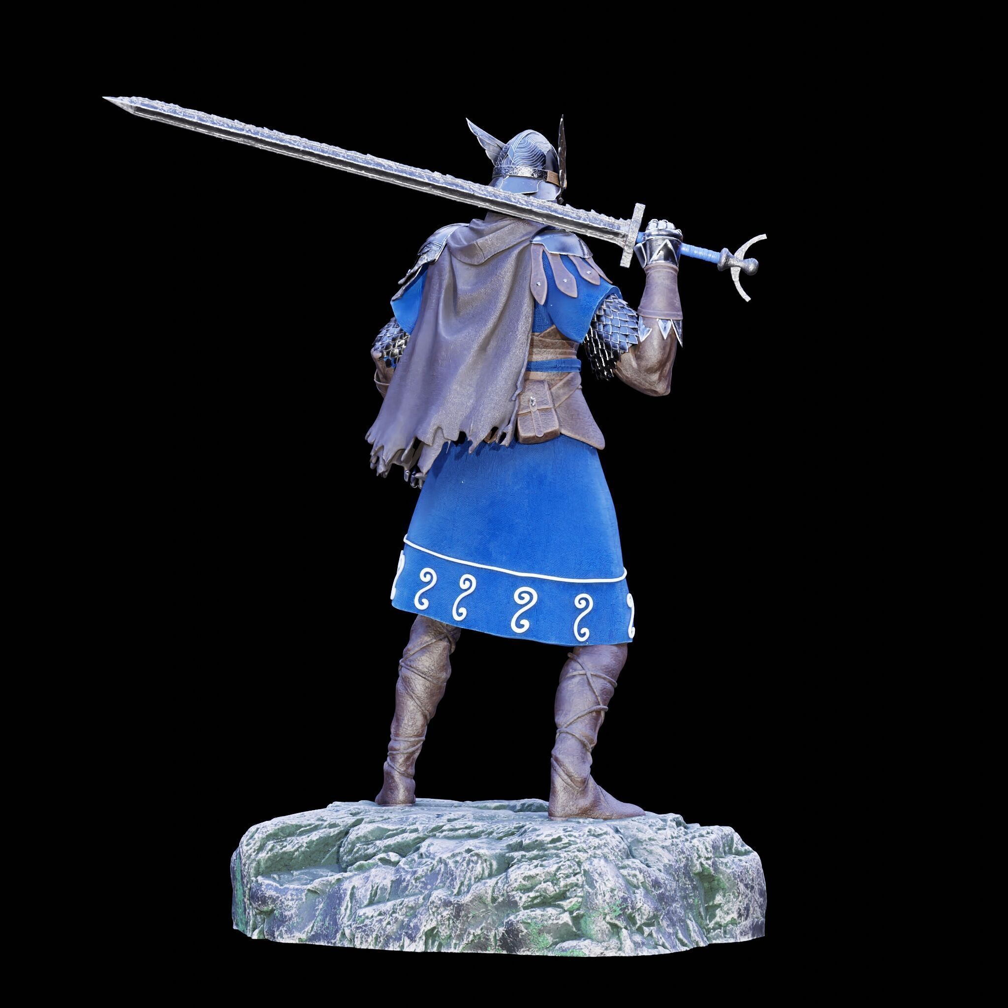 WYLDER COLLECTOR FIGURE - ELDEN RING NIGHTREIGN FAN ART - PRINT 3D print model_35