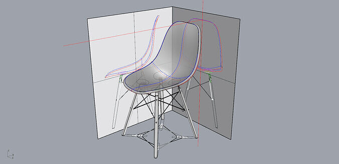 Eames chair 3D model