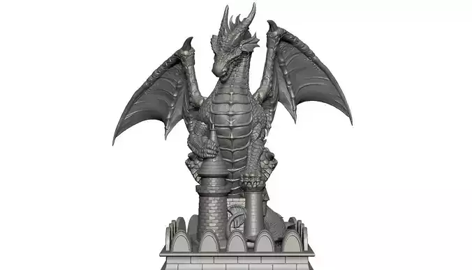 High detail Dragon statue