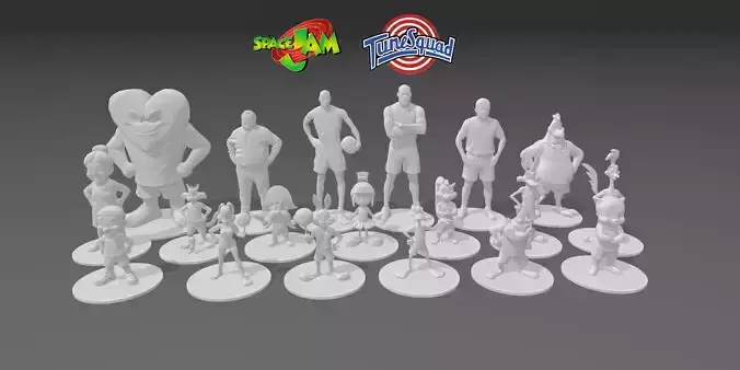 Miniatures - Space Jam Team Tune Squad