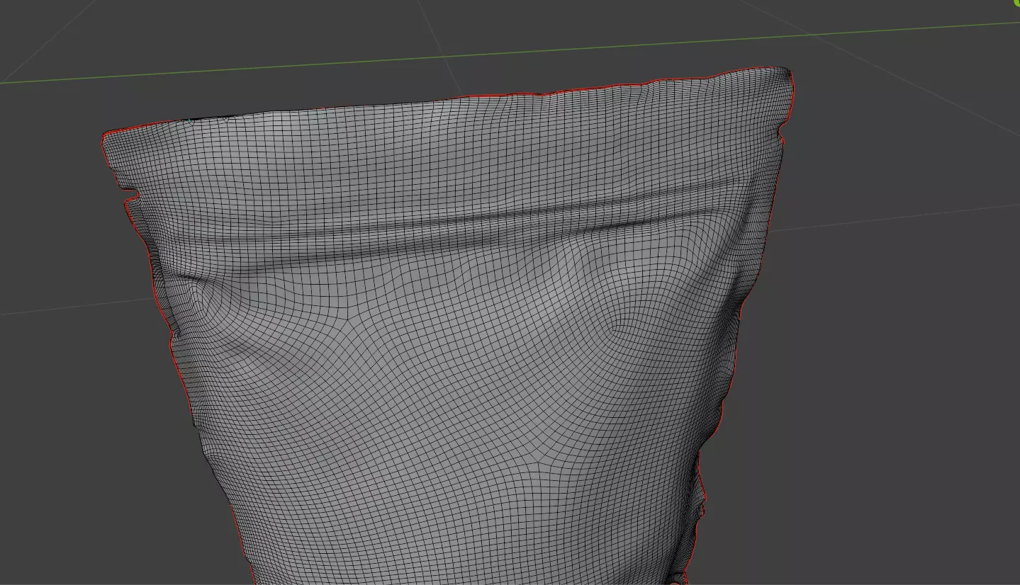  Zip Pouch paper bag Mockup Paper Bag Download 3D Model Low-poly 3D model_6