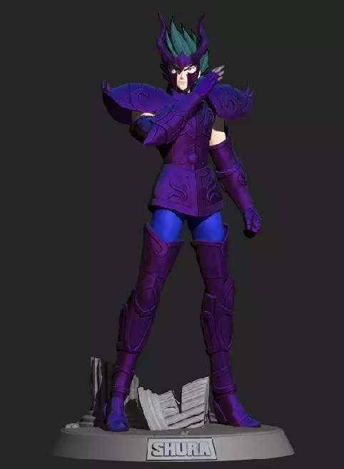 Saint Seiya Shura - Capricorn Sapuri - Hades Saga 3D print model_0