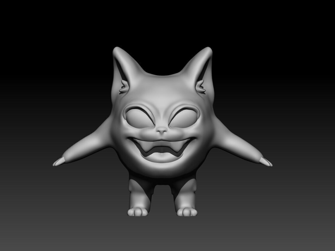 Monster Cat 3D print model_1