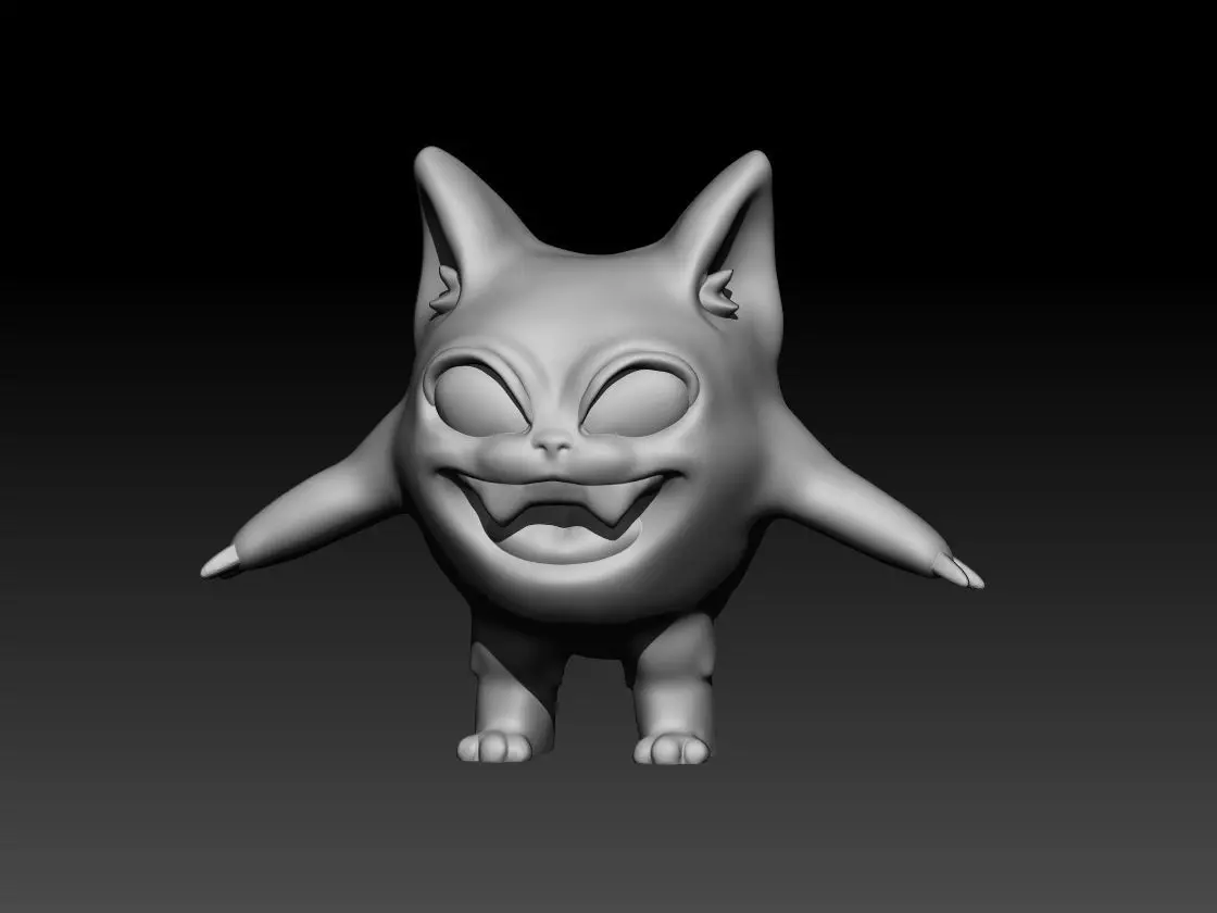 Monster Cat 3D print model_0