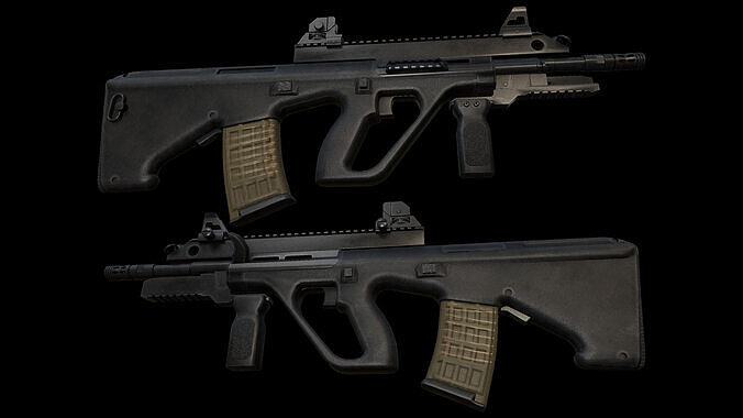 AUG Tactical 3D model