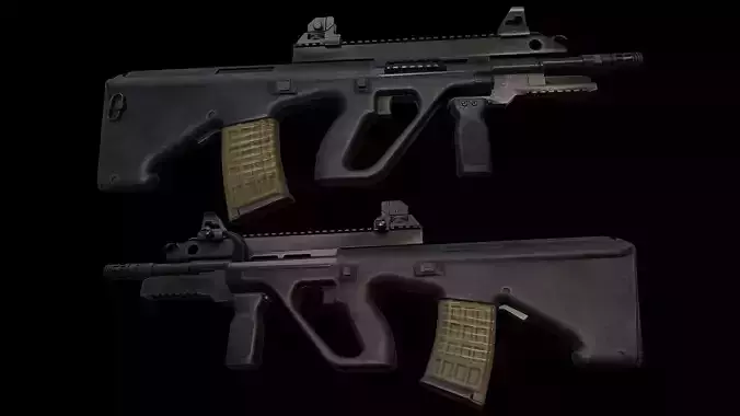 AUG Tactical 3D model