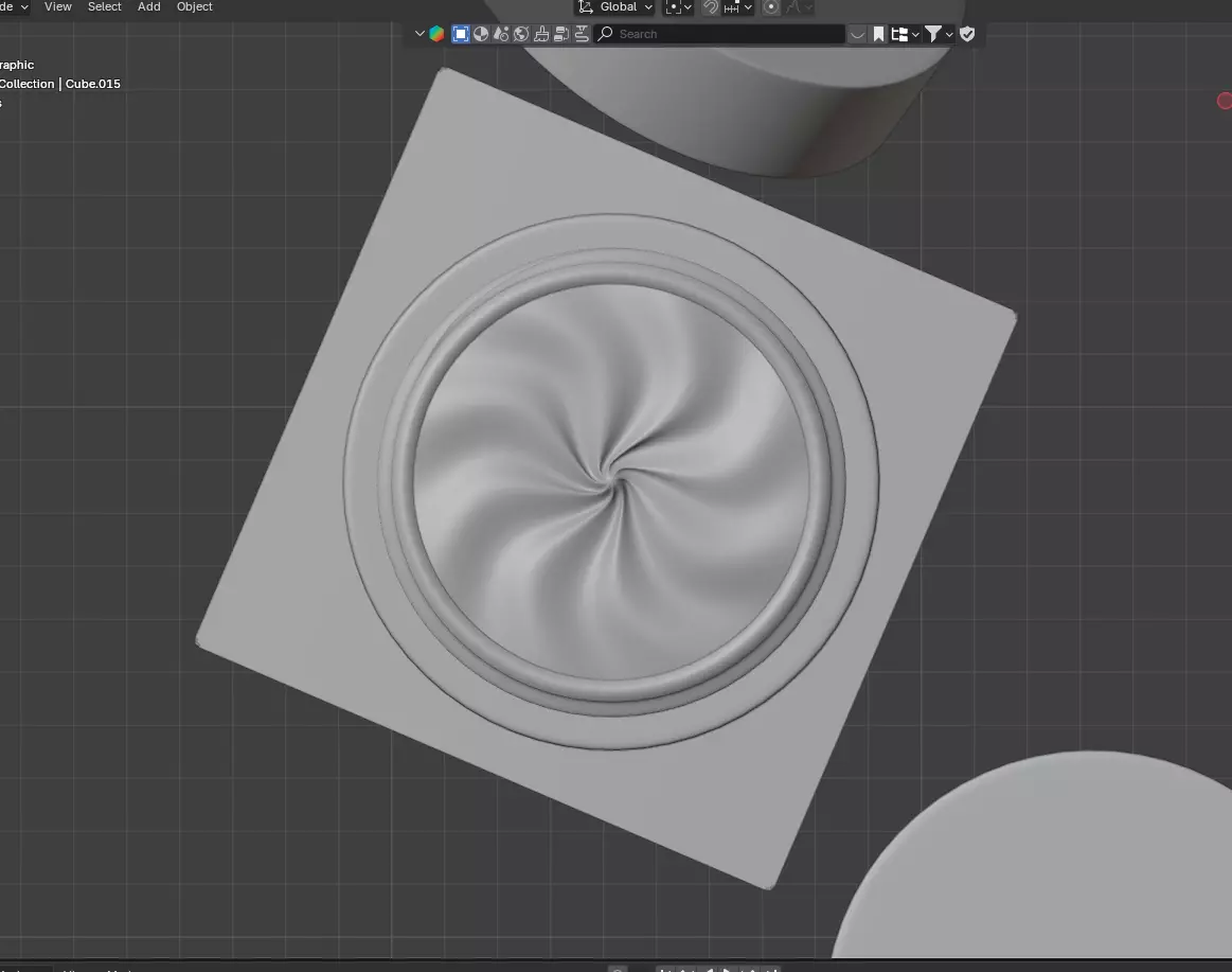 Jar 3D Model Cosmetic Container and Cream Low-poly 3D model_7