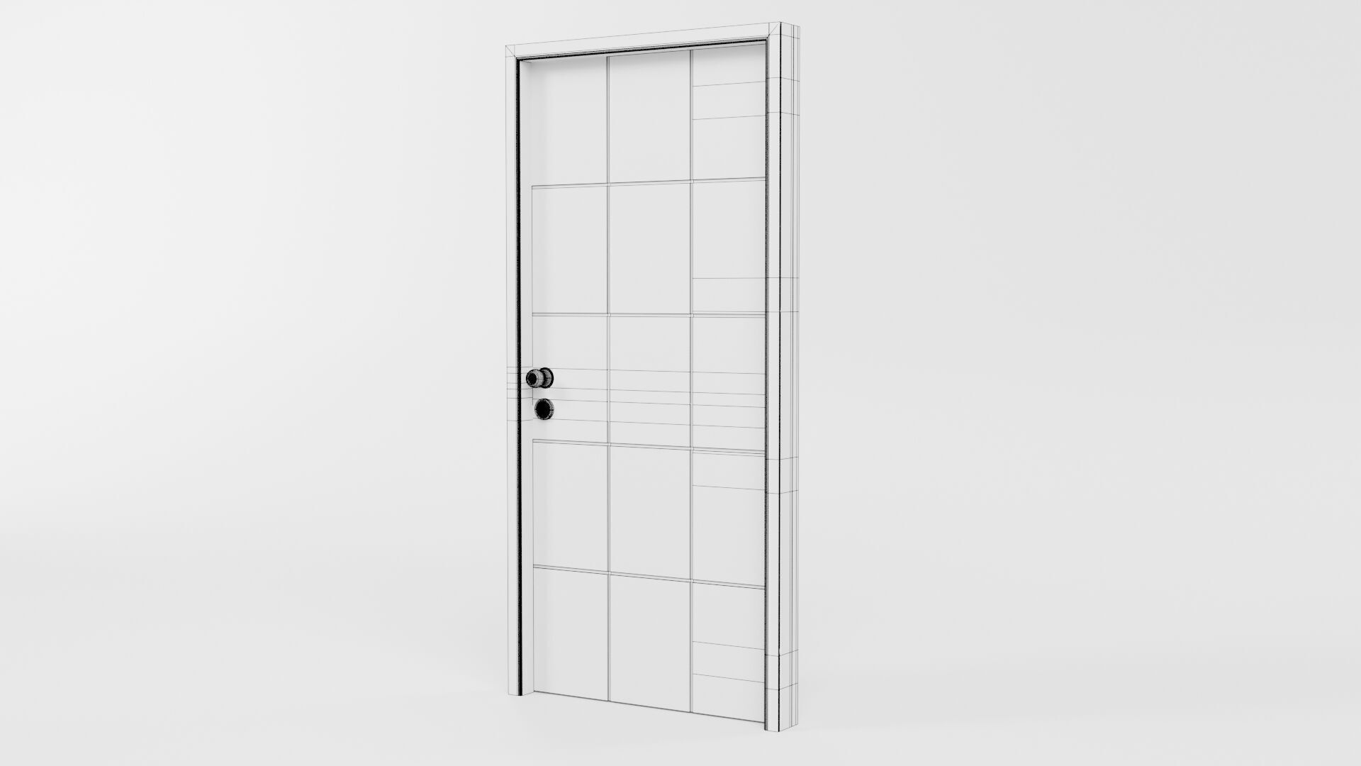 Door Design CG34 3D model_5