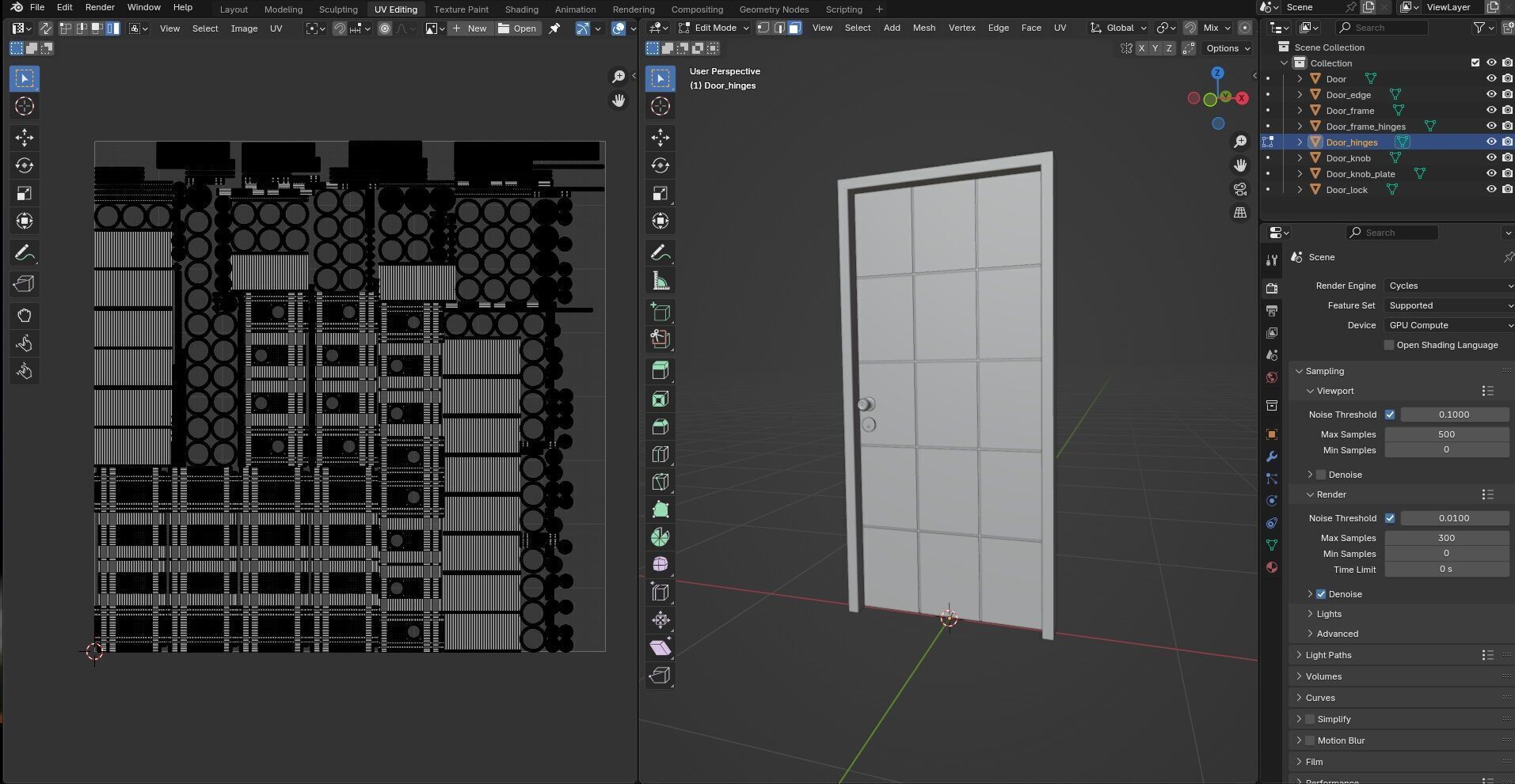Door Design CG34 3D model_15